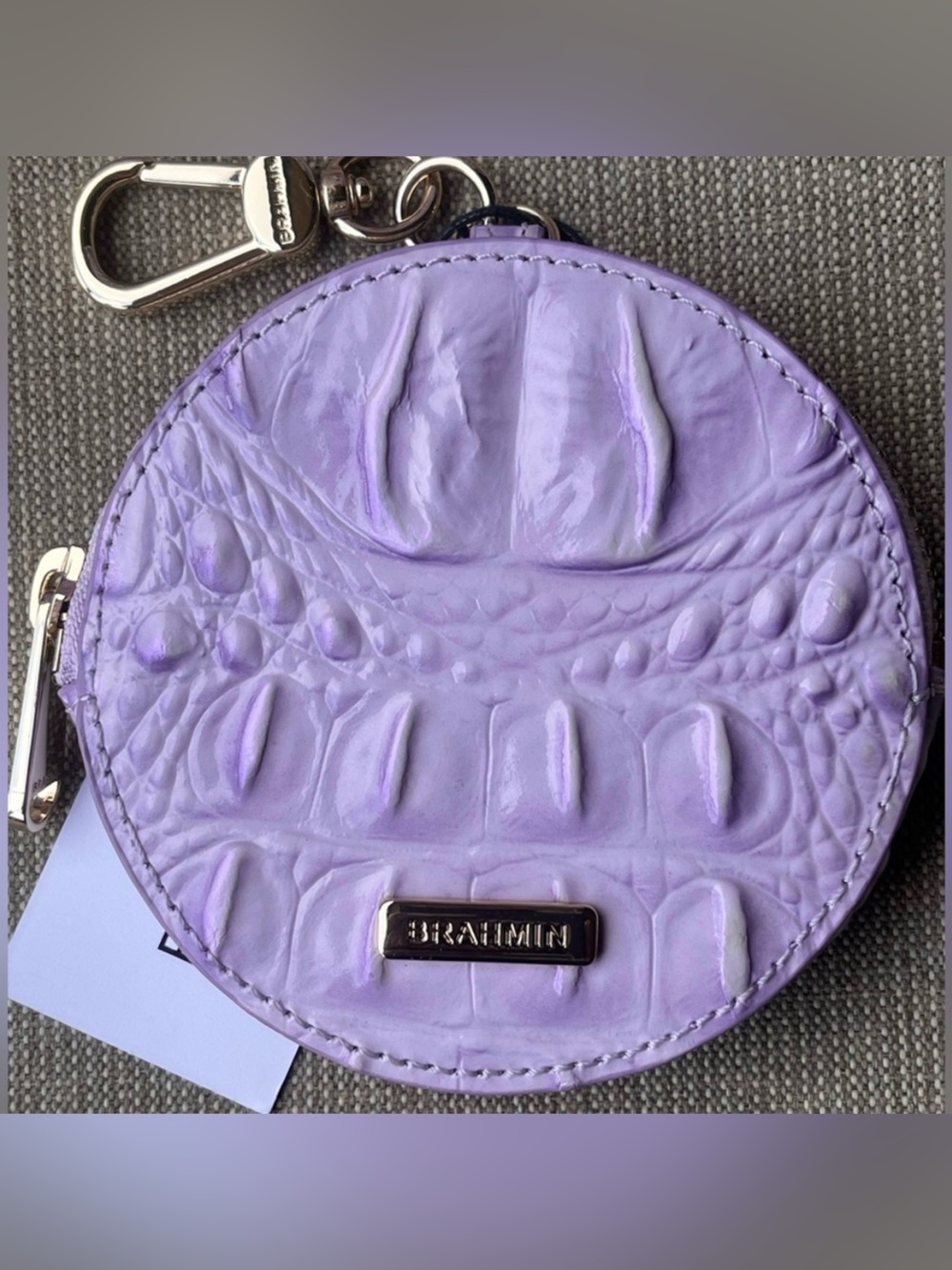 NWT BRAHMIN Coin Wallet in GENTLE LAVENDER